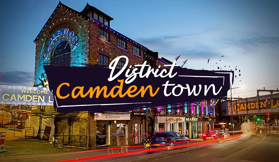 Enjoy a different experience of shopping and entertainment in Camden Town.