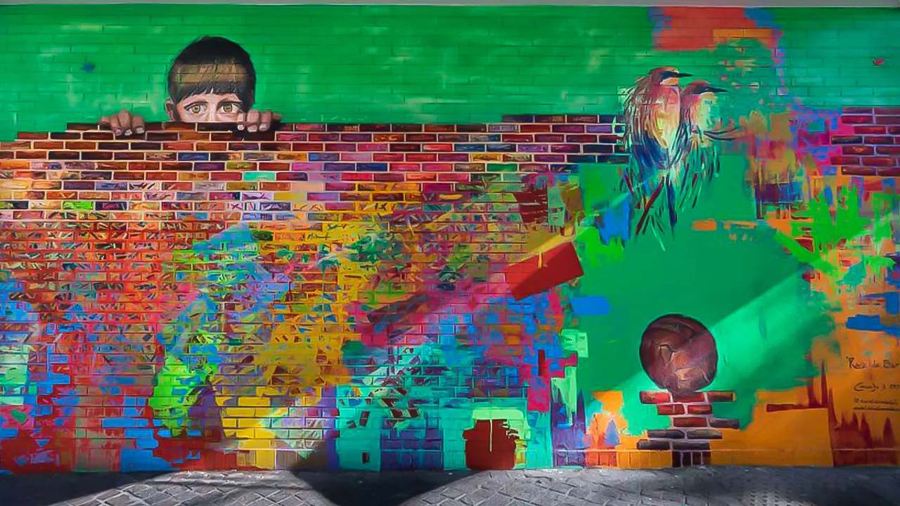 جولة إرشادية على الجدران وفن الشارع باللغة الإنجليزية