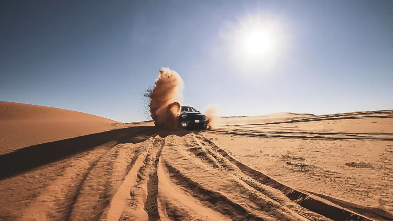 سفاري في الصحراء بسيارة رباعية الدفع مع وجبات خفيفة ونقل